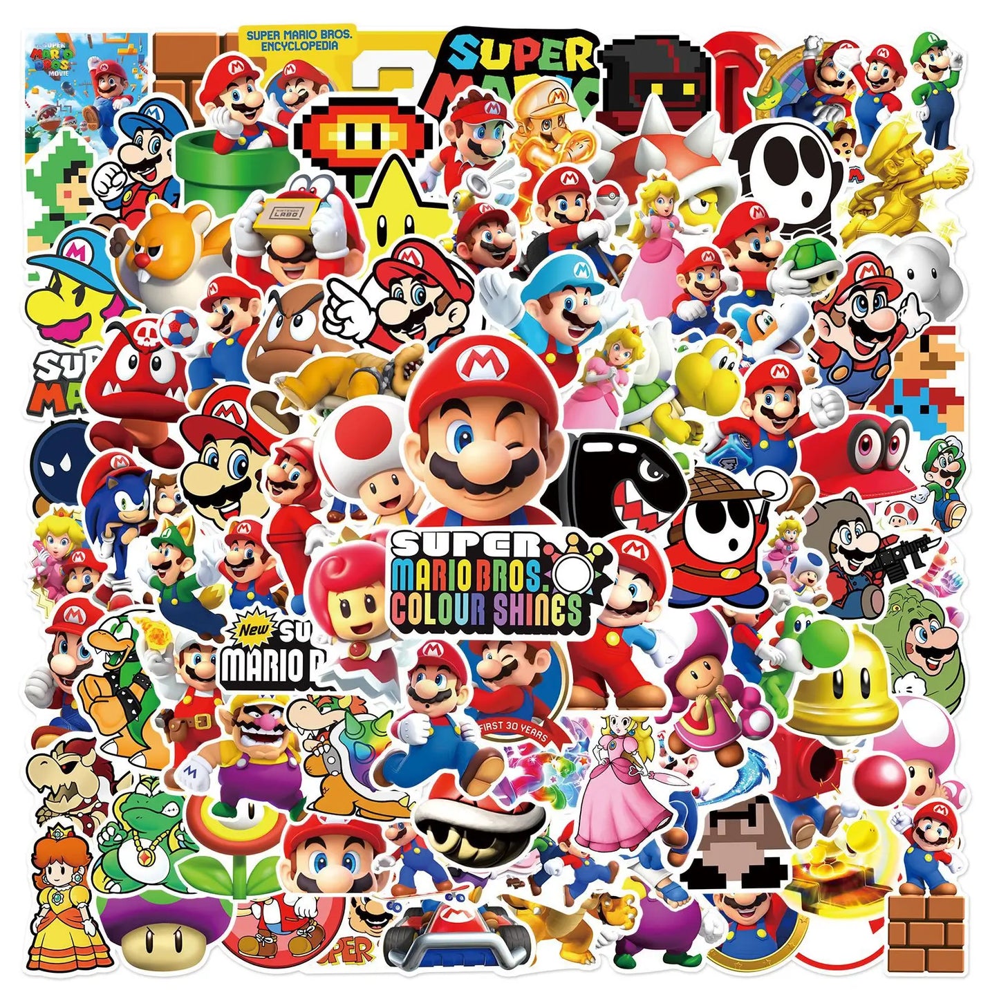 Super Mario Klistermärken